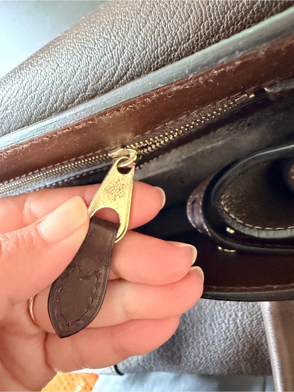 Mulberry Brown Leather purse - Picture 7 of 12